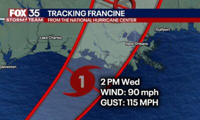 Hurricane Francine is expected to strengthen before landfall in Louisiana