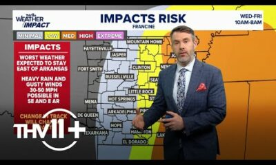 How Tropical Storm Francine will impact Arkansas | THV11+