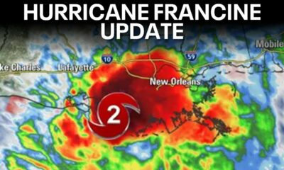 HURRICANE FRANCINE: Louisianans urged to brace themselves as Cat. 2 storm nears landfall