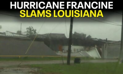 Francine slams Louisiana as Category 2 storm