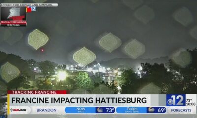 Francine impacting Hattiesburg area