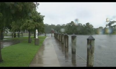 Water level rises on Lake Pontchartrain as Hurricane Francine nears landfall in Louisiana