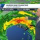 Hurricane Francine grows to a powerful Category 2 storm as it makes landfall south of Houma, Loui…