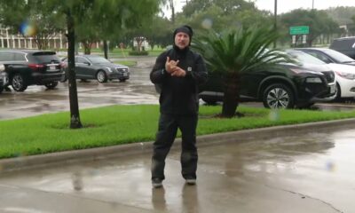 Jim Cantore Reports on Hurricane Francine in Morgan City, LA