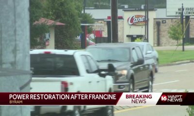 Power being restored after Francine leaves thousands in the dark