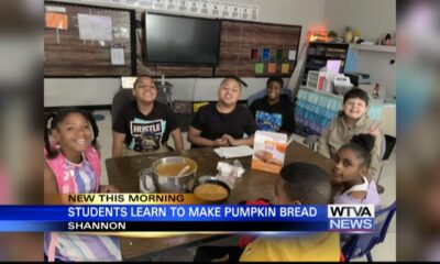 Shannon students make pumpkin bread