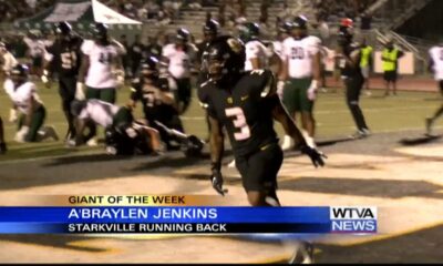 Wendy's Giant of the Week: Starkville RB A'Braylen Jenkins