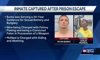 Ridgeland man captured after prison escape