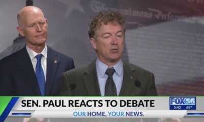 Sen. Rand Paul (R-KY) reacts to debate, pledges vote for Trump