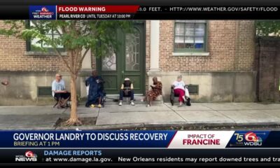 New Orleans senior citizens without power at apartment complex