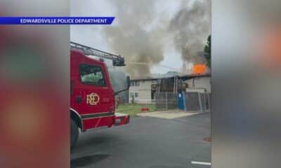 Nearby workers help Edwardsville apartment residents escape fire