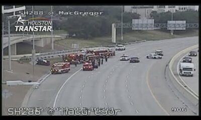 Deadly crash shuts down SH-288 headed south at McGregor Drive