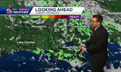 More chances of showers and storms Monday