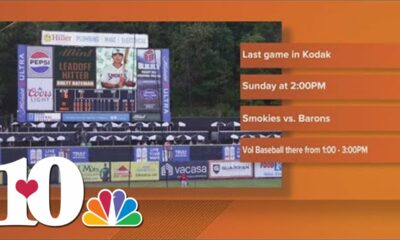 Smokies to play last game of the regular season this afternoon in Kodak stadium