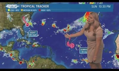 Tropical Update: Gordon weakens in open Atlantic, PTC 8 forms off Southeast Coast