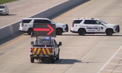 Off-duty deputy injured in crash caused by motorcycles possibly trying to take over Hardy Toll Rd.