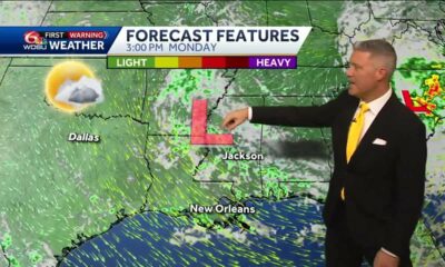 Scattered storms possible the next two days and staying warm