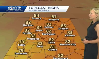 Drier and warmer weather moves into Central Alabama for the week ahead