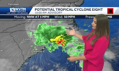 Alabama's weather forecast will be drier and warmer in the coming days as PTC Eight brings soakin…