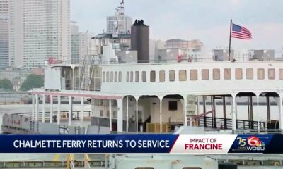 Chalmette ferry back in service