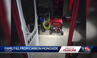 Houma family recovering after carbon monoxide poisoning due to generator