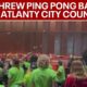 Ping pong balls fly at Atlanta City Hall | FOX 5 News