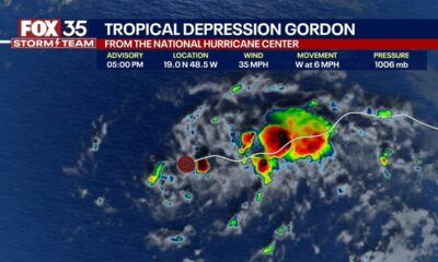 Gordon churns in Atlantic as Potential Tropical Cyclone 8 slams North Carolina