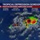 Gordon churns in Atlantic as Potential Tropical Cyclone 8 slams North Carolina