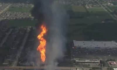 Deer Park pipeline fire continues burning into the night, FBI now involved in investigation