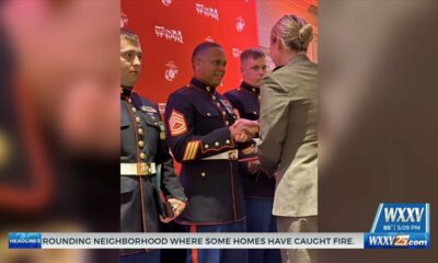 Gulf Coast marine honored with Toys for Tots award