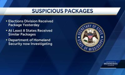 SOS Elections Division receives suspicious package