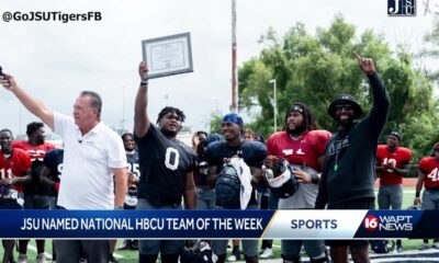 JSU earns National HBCU Team of the Week Award