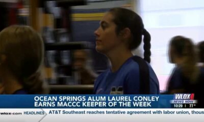 Ocean Springs alum Laurel Conley earns MACCC Keeper of the Week