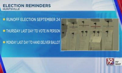 Election Reminders | September 17, 2024 | News 19 at 10 p.m.