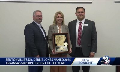 Bentonville Debbie Jones awarded 2025 superintendent of the year