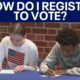 How to Register to vote in Texas