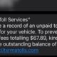 Avoiding toll road collection scams