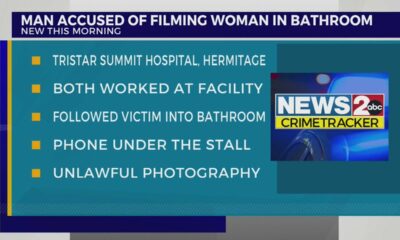 Man accused of filming woman in bathroom in Hermitage