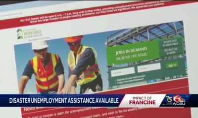 Disaster unemployment assistance available