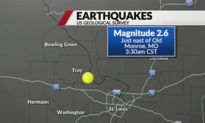 Small earthquake reported north of St. Louis Thursday