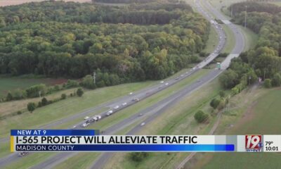 I-565 Widening Project Will Alleviate Traffic Congestion | Sept. 19, 2024 | News 19 at 10 p.m.