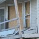 Car crashes into East St. Louis duplex, causing major damage