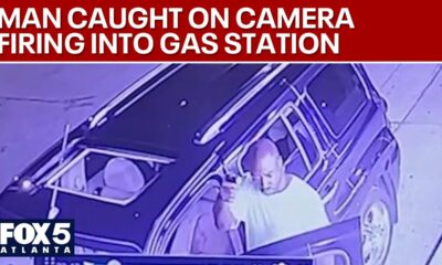 Video shows man casually shooting into gas station | FOX 5 News