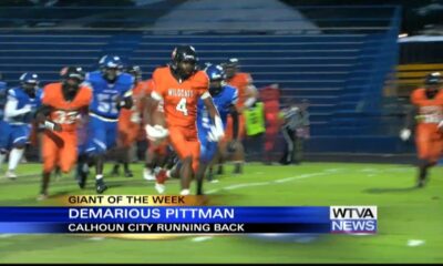 Wendy's Giant of the Week: Calhoun City running back Demarious Pittman