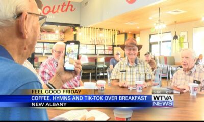 Group from New Albany goes viral for their hymns over breakfast