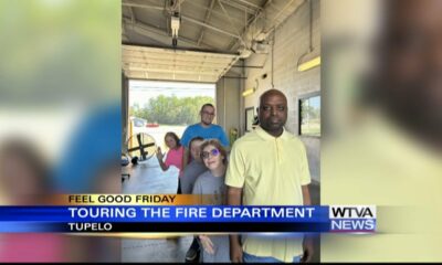 Tupelo firefighters host Peanut's Place for tour of fire department