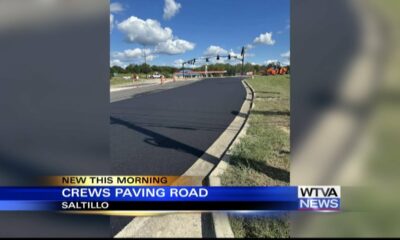 Crews paving road in part of Saltillo