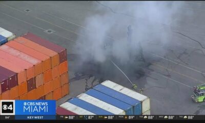 Crews put out fire at PortMiami