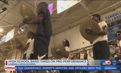 Carroll High School band heads back to the Superdome for New Orleans Saints halftime performance