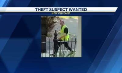 Theft suspect wanted in New Orleans